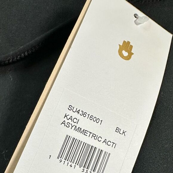 NWT Spiritual Gangster Women’s KACI Black Asymmetrical Active Dress- Size S - Picture 9 of 12